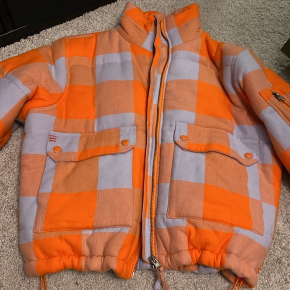 NWOT Urban Outfitters/BDG Puffer Flannel Jacket S: XS - Picture 3 of 8